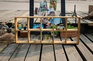 10 compartimentos, armario de almacenamiento colgante montado en la pared, estante de decoración, portavasos de café, estante de exhibición de muñecas de juguete - Product Image 4