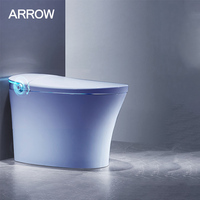 WC intelligent avec télécommande, toilette intelligente à chasse automatique, toilette monobloc électrique, capteur automatique ARROW