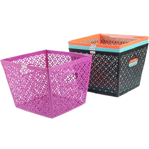 <span class=keywords><strong>Panier</strong></span> de rangement en plastique grand format Home Hellow-out - Product Image 3