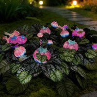 LED IP65 Simulierte Leuchtende Blumen Glühende Rasen-Landschaftsbeleuchtung mit Geheimnisvollem Fantastischem Design