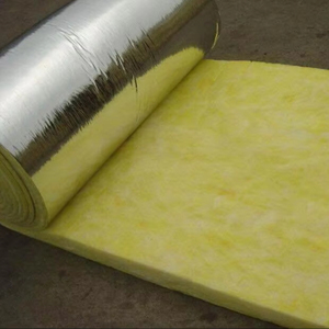<strong>ISO</strong> Certified 25mm Thick <strong>Glass</strong> <strong>Wool</strong> India Fireproof Fiberglass <strong>Wool</strong> Felt Foil Soundproof Metal for Exterior Construction - Product Image 1