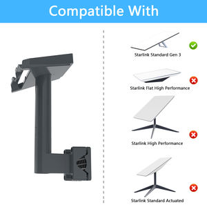 Support de fixation pour tuyau de toit EDUP SK0067 en aluminium Starlink Gen 3 V3 - Installation sur poteau - Product Image 2