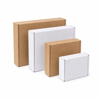 Petite quantité minimale de commande, boîte d'expédition en carton ondulé personnalisée avec impression numérique UV et gaufrage, biodégradable, écologique, recyclée, réutilisable, cadeau