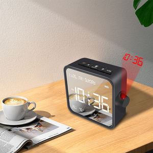 Thermomètre à <span class=keywords><strong>projection</strong></span> numérique LED personnalisé hygromètre horloge design moderne réveils électroniques à écran incurvé <span class=keywords><strong>de</strong></span> bureau - Product Image 3