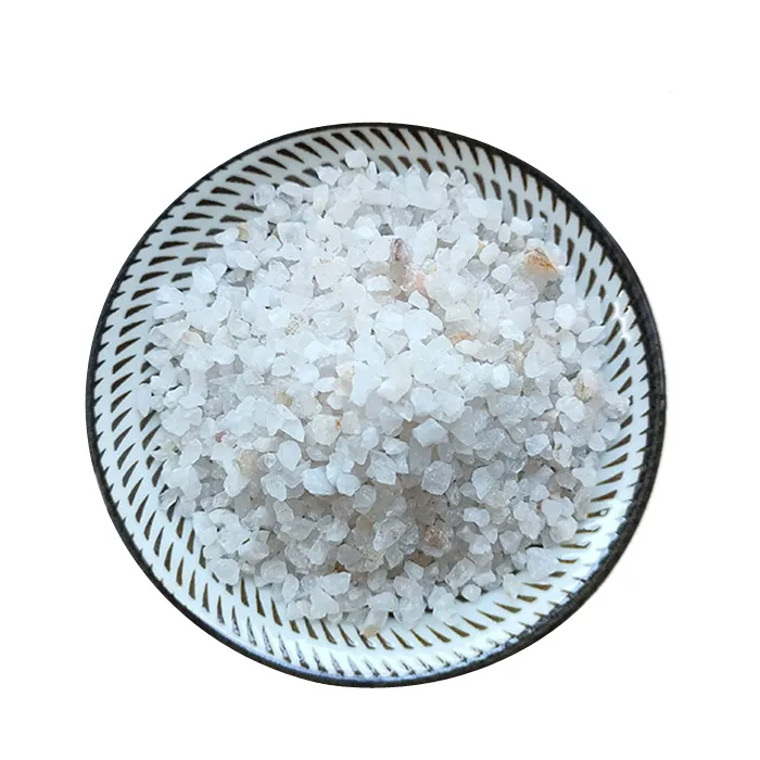 유리, 세라믹 생산 및 물 여과를위한 하이 퀄리티 석영 부스러기 석영 모래 석영 칩