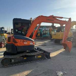 Mini-excavatrice Hitachi ZX55UR d'occasion, modèle 2020, avec moteur et transmission - Excavatrices Hitachi de haute qualité en provenance du Japon en vente - Product Image 1