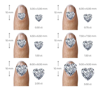Fábrica al por mayor 0,5-5CT Diamante de corte de corazón Vvs claridad D Color Diamante Suelto excelente corte laboratorio cultivado IGI precio certificado