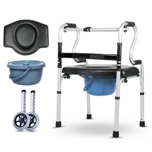 Adjustable Height Walking Aids Standing up Walking Frames Walking Assistive Device for Elderly - Product Image 2