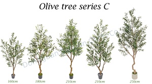 Bossion Vente en gros Arbre artificiel en plastique, faux <span class=keywords><strong>olivier</strong></span>, décoration intérieure, <span class=keywords><strong>olivier</strong></span> artificiel - Product Image 4