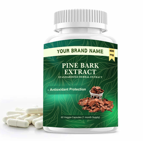 Marque privée de haute qualité directement du fournisseur indien de 1kg 100% capsules d'extrait d'écorce de pin naturel pur extrait de plantes sauvages - Product Image 1