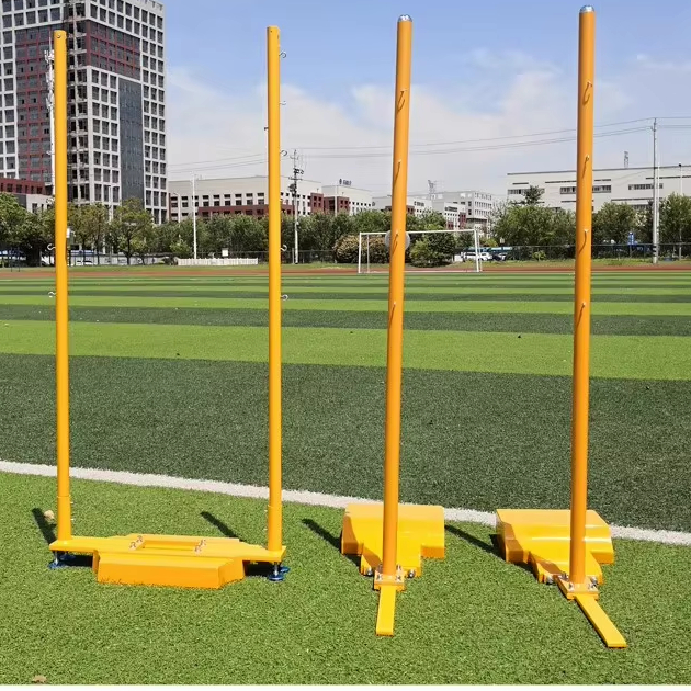 Nice Multi-Functional Portable Badminton Net Stand Pole Movable Volleyball Badminton Posts for School Field Equipment