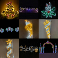 IP65 LED 2D PVC Paisaje Motivo Luz Interior y Exterior Hogar Iluminación Decorativa para Uso Interior y Exterior