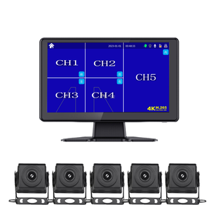 10.1 10.36 inch màn hình cảm ứng cho xe tải lái xe ghi HD đảo ngược máy ảnh 5ch giám sát xem đêm mù khu vực báo động BSD DSM - Product Image 1