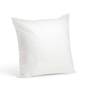 Literie Oreillers en plumes blanches (lot de 2) -Coussin carré pour canapé et canapé de 20x20 pouces, coussin en plumes avec 100% coton - Product Image 2