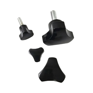 Fournisseurs chinois de boutons en <span class=keywords><strong>plastique</strong></span> noir à trois étoiles, boutons en bakélite à serrage pour machine à fraiser - Product Image 1