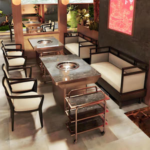 โต๊ะหินอ่อนสำหรับร้านอาหารฟาสฟู้ดและ<span class=keywords><strong>ร้าน</strong></span><span class=keywords><strong>อาหาร</strong></span>เฟอร์นิเจอร์พาณิชย์ดีไซน์ทันสมัย - Product Image 2