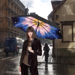 Paraguas de Viaje Compacto Resistente al Viento de 42/49 Pulgadas para Lluvia, Ligero, Portátil, Automático, Resistente al Agua, Plegable - Product Image 6