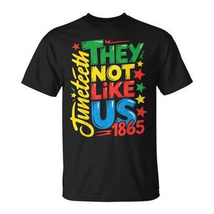 Camiseta de Hombre para el Mes de la Historia Negra de Juneteenth 1865, Manga Corta, Cuello Redondo, Actividades Promocionales para Adultos, Impresión por Serigrafía - Product Image 1