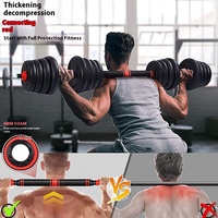 SSD211B 20Kgs réglable 2-en-1 ensemble d'haltères de Fitness à domicile Logo personnalisé équipement d'entraînement musculaire des bras ciment en fonte Durable