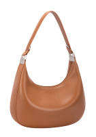 Nouveau sac à main en PU demi-lune Acacia avec fermeture éclair, design exclusif, sac fourre-tout, style neuf, sac de luxe pour femme, sac de mode