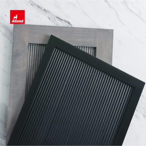 ตู้เกาะอัจฉริยะแบบบางแคบบางเคลือบสีขาวลูกปัดแผงหินอ่อนเคลือบเงา - Product Image 6