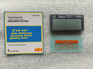 Oscurecimiento automático con energía solar hasta sombra <span class=keywords><strong>DIN9</strong></span> /10/ 11/12 Filtro de soldadura ajustable Lente de soldadura - Product Image 3