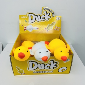 Entrepôt USA – Jouet Squishy Canard Géant Jaune et Blanc Réaliste 36*16.5cm – Balle Sensorielle Anti-Stress Grande Taille - Product Image 4