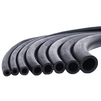 Tuyau d'eau de refroidissement de moteur automobile en caoutchouc EPDM (éthylène-propylène) à trois éléments, avec collier de serrage, modèle flexible basse pression