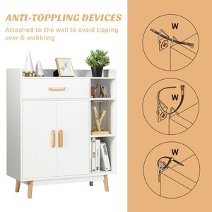 Free Standing DB Floor <b>Storage</b> Cabinet Living Room Cupboard <b>Chest</b> Free Standing DB Floor <b>Storage</b> Cabinet Living Room Cupboard - Product Image 3