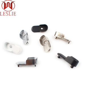 Support de tringle à vêtements pour armoire Leslie, en alliage de zinc chromé, fixation murale, support de tube plat, 15 pouces - Product Image 2