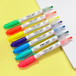 Hot Selling Multi-Color Marker Markeerstift Kleuren Fineliner Dual Tip Penseel Pennen Tekening Aquarel Art Marker Pennen
