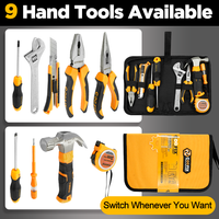 Kit de Herramientas Manuales Básicas para el Hogar, Caja de Herramientas OEM Personalizable para Reparaciones y Mantenimiento del Hogar