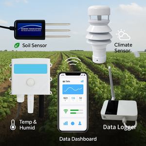 सटीक कृषि आयोट समाधान बहु पैरामीटर मिट्टी सेंसर मौसम जलवायु स्टेशन जल उर्वरक सिंचाई प्रणाली - Product Image 1