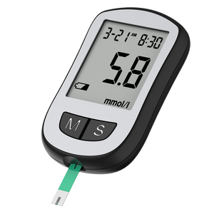 Glucomètre portable avec grand écran, réglage automatique du code, mesure précise, alimentation par piles sèches, <span class=keywords><strong>test</strong></span> du <span class=keywords><strong>diabète</strong></span> - Product Image 1