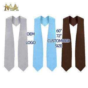 Étole de graduation, ceinture de graduation unie Étole de graduation unisexe pour adultes Classe de 2025 pour académique et chorale - Product Image 6