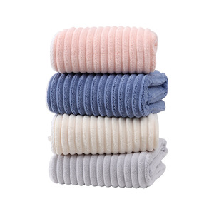 Candy Corduroy <b>Bath</b> <b>Towel</b> 70x140cm Quick Dry Absorbent Soft Face <b>Towel</b> Household Use - Product Image 5