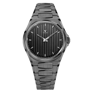 Montre-bracelet pour homme de marque célèbre, design original, entièrement en acier inoxydable, étanche, de luxe, à quartz. - Product Image 1