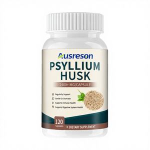 Ausreson OEM Cápsulas de cáscara de <span class=keywords><strong>psyllium</strong></span> orgánico Suplemento de fibra de hierbas 500mg Extracto de cáscara de <span class=keywords><strong>psyllium</strong></span> Cápsula de cáscara de <span class=keywords><strong>psyllium</strong></span> a granel - Product Image 2