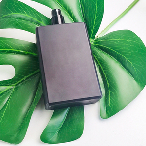 Chai Nước hoa thủy tinh màu đen chất lượng cao 30/<span class=keywords><strong>50</strong></span>/100ml hình vuông/hình chữ nhật màu đen mờ với ống nhỏ giọt niêm phong nguyên tử bơm lại - Product Image 4