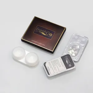 Natural Hidrocor Contact Lenses Magister 3 Tone Pure Hazel Colored Contact Lenses Paper Packing Box