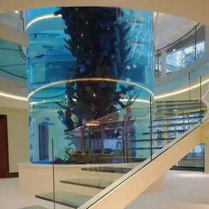 China Wholesale <span class=keywords><strong>Custom</strong></span> Grote Tuin Decor Accessoires Ultra Clear Fish Tank <span class=keywords><strong>Aquarium</strong></span> Randloze - Product Image 2