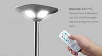 Luces Solares LED de Jardín de 50W con Sensor de Movimiento, Controlador MPPT, Impermeables IP65, Ángulo de Haz de 360°, Control Remoto Inteligente, Garantía de 3 Años