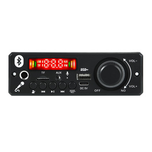 Placa decodificadora de MP3 con 2*80W 2*40W micrófono de acompañamiento Función de amplificador de potencia de decodificación de prioridad de micrófono