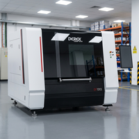 Máquina de Corte Láser de Fibra CNC DF1313 Totalmente Cerrada, Control Cypcut FSCUT, Cortadora de Metal de Alta Precisión, Grosor de Corte de 20 mm