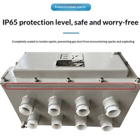 Boîtier d'instruments en alliage d'aluminium antidéflagrant, boîte de distribution de compteur, boîte de contrôle d'alimentation pour éclairage, prise de maintenance, câblage ignifuge