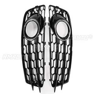 Par de Rejillas Delanteras para Faros Antiniebla para Audi A3 8P S-Line 2009-2012, Protector de Rejilla para Faros Antiniebla - Product Image 4