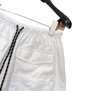 Mini-jupe cargo pour femme avec cordon de serrage élastique, poches, style décontracté streetwear, jupe-short - Product Image 5