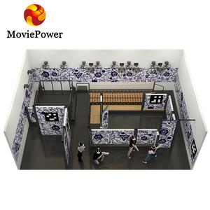 Machine de jeu d'arcade de divertissement pour aire de jeux intérieure, simulateur de réalité virtuelle 9D <span class=keywords><strong>VR</strong></span>, <span class=keywords><strong>VR</strong></span> à déplacement libre, tir au pistolet <span class=keywords><strong>VR</strong></span>, garderie, aéroport - Product Image 2