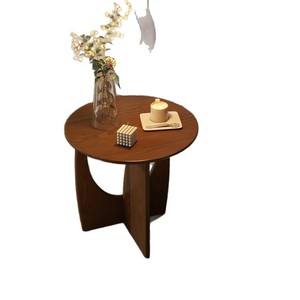 Nordic Solid Wood Round <b>Side</b> <b>Table</b> Small Coffee <b>Table</b> For Living Room Sofa Corner Wooden Tea <b>Table</b> - Product Image 5