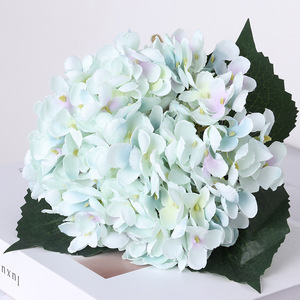 18cm barato seda artificial amarillo Hortensia flor tallos tela de seda para boda flor blanco rosa azul púrpura - Product Image 6